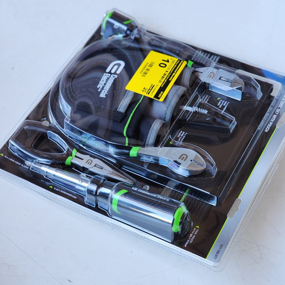 7-Piece Electrician's Tool Set With Pouch 7-Piece Electrician's Tool Set With Pouch